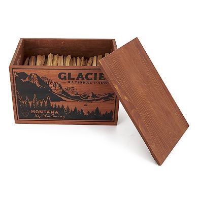Better Wood Products Protect the Parks Series Fatwood Firestarter Crate, Glacier