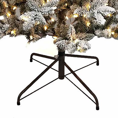 6-ft. Pre-Lit LED Snow Pine Artificial Christmas Tree