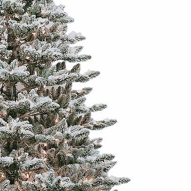 9-ft. Pre-Lit Snow Pine Artificial Christmas Tree