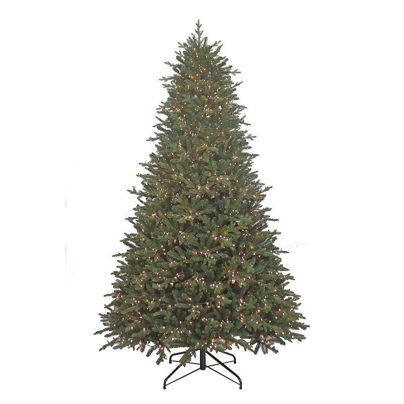 9-ft. Pre-Lit LED Noble Fir Artificial Christmas Tree, Green