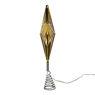 10-Point LED Gold Star Christmas Tree Topper
