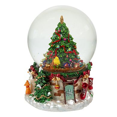Musical Christmas Tree Water Snow Globe Table Decor