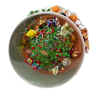 Musical Christmas Tree Water Snow Globe Table Decor