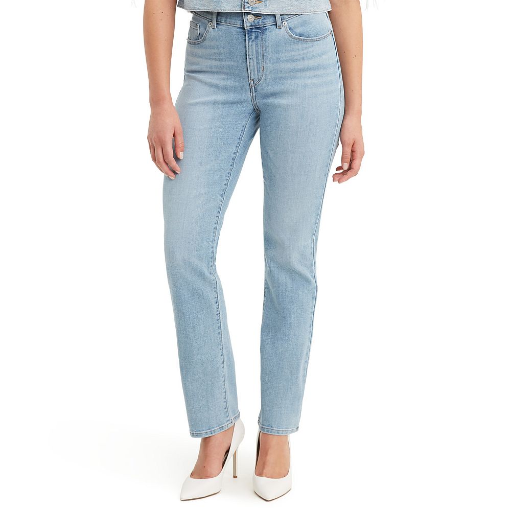 Levi's Women's Classic Straight Jean Med Blue Size 12 main image 1