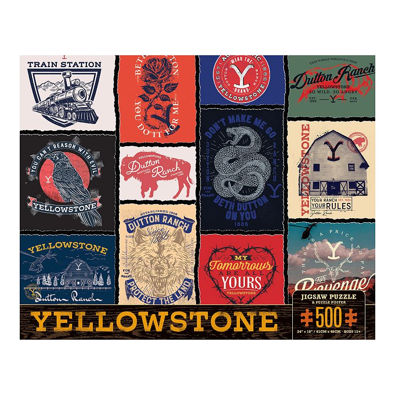 Ceaco Yellowstones Hats & Patches Puzzle, Oxford