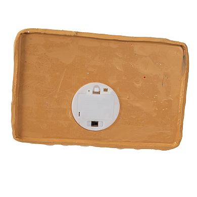 Faux Gingerbread Music LED House Table Decor