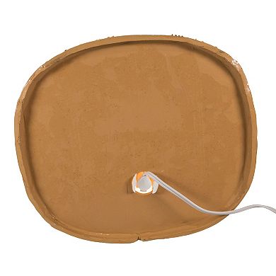 Faux Gingerbread Light-Up Beach House Table Decor