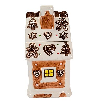 Gingerbread House Cookie Jar Table Decor