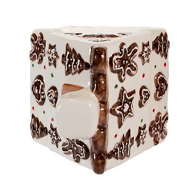 Gingerbread House Cookie Jar Table Decor