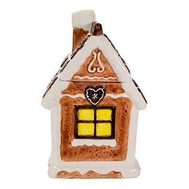 Gingerbread House Cookie Jar Table Decor
