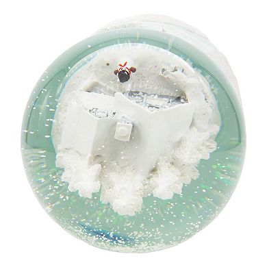 Musical Snowy House Water Snow Globe Table Decor