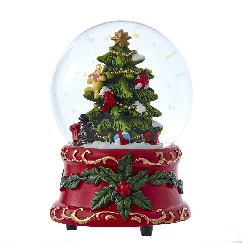 55602158 Christmas Tree Musical Water Snow Globe Table Deco sku 55602158