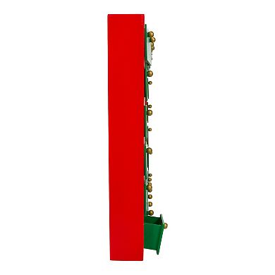 Light-Up Santa Toy Shop Advent Calendar Table Decor