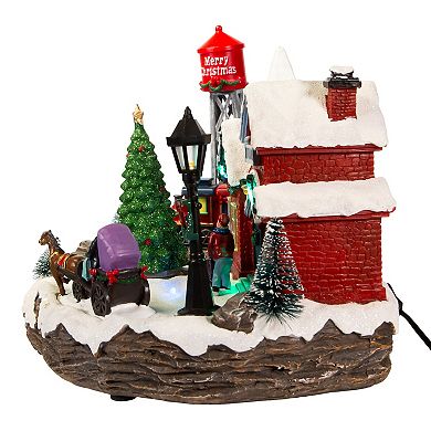 Light-Up Musical Christmas Village Table Decor