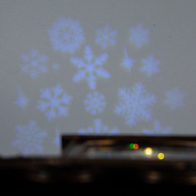 Santa Train Musical Snow Globe & Projector Table Decor