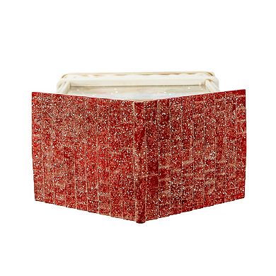 Light-Up Snowman House Lantern Snow Globe Table Decor