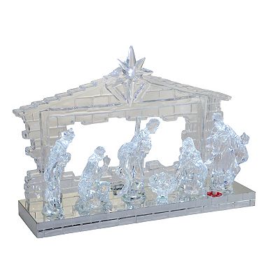 LED Musical Nativity Scene Christmas Table Decor