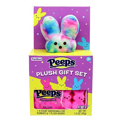 Peeps Bunny House Pink or Blue Plush Gift Set