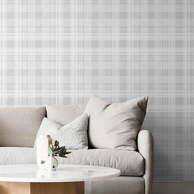 Stacy Garcia Home Plaid Peel and Stick Wallpaper