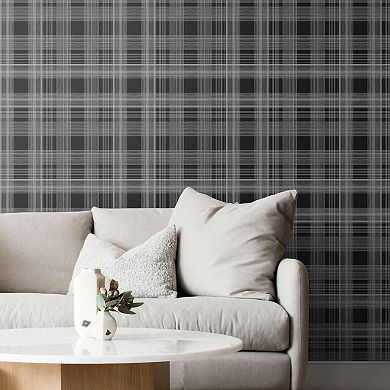 Stacy Garcia Home Plaid Peel and Stick Wallpaper