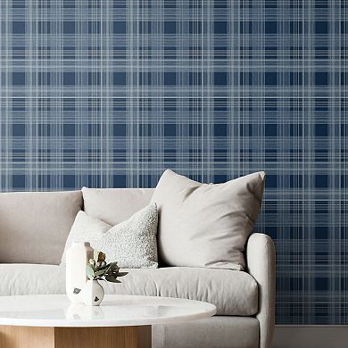 Stacy Garcia Home Plaid Peel and Stick Wallpaper