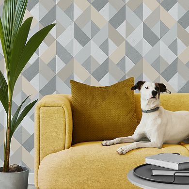 Stacy Garcia Home Marquetry Peel and Stick Wallpaper