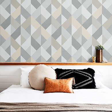 Stacy Garcia Home Marquetry Peel and Stick Wallpaper