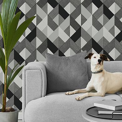 Stacy Garcia Home Marquetry Peel and Stick Wallpaper