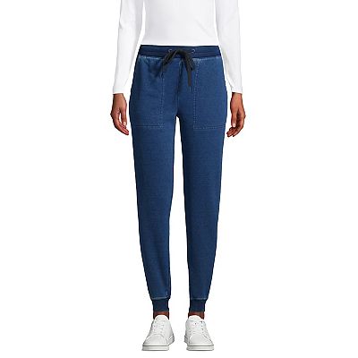 Petite Lands End Serious Sweats Ankle Joggers