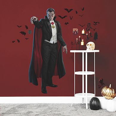 RoomMates Classic Monsters Giant Dracula Peel & Stick Wall Decals 30-piece Set