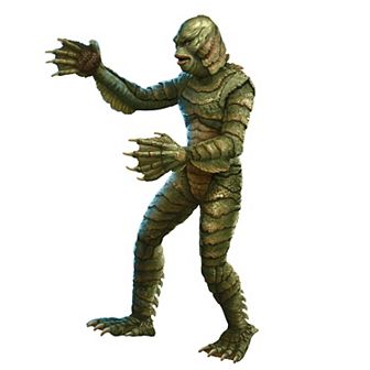 RoomMates Classic Monsters Giant Creature from the Black Lagoon Peel & Stick Wall Decals 32 pc Set