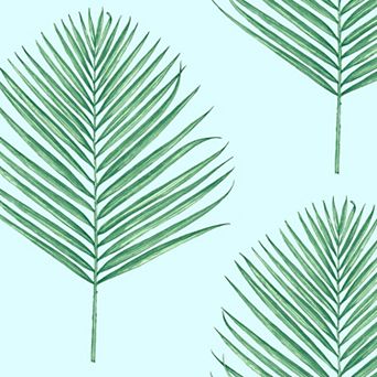 Lillian August Maui Palm Peel and Stick Wallpaper