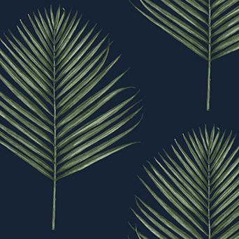 Lillian August Maui Palm Peel and Stick Wallpaper