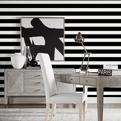 Lillian August Designer Stripe Peel and Stick Wallpaper
