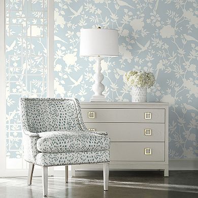Lillian August Mono Toile Peel and Stick Wallpaper
