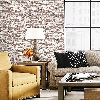 Lillian August Soho Brick Peel and Stick Wallpaper