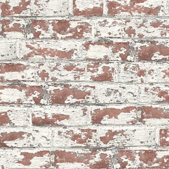Lillian August Soho Brick Peel and Stick Wallpaper
