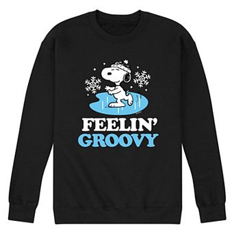 Men's Peanuts Feelin Groovy Ice Skating Sweatshirt