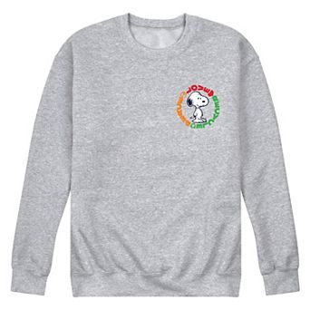 Men's Peanuts Love Peace Recycle Sweatshirt