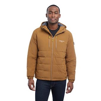 Men's London Fog Flex Stretch Hooded Puffer Coat