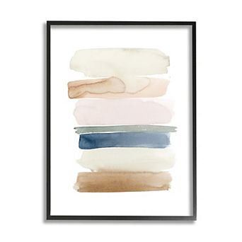 Stupell Home Decor Tranquil Earth Tones Modern Abstract Wall Art