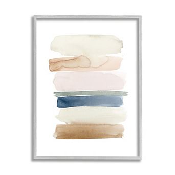 Stupell Home Decor Tranquil Earth Tones Modern Abstract Wall Art