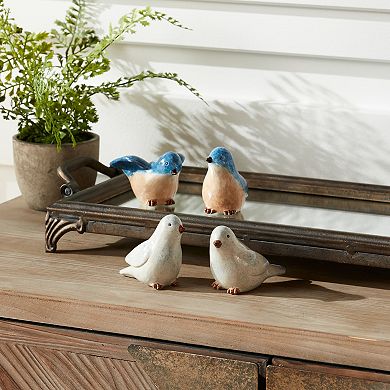 Melrose Bird Figurine Table Decor 4-piece Set