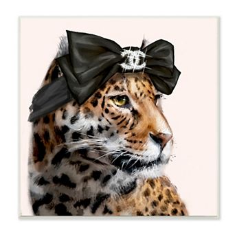 Stupell Home Decor Leopard Chic Glam Wall Art