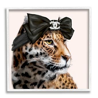 Stupell Home Decor Leopard Chic Glam Wall Art