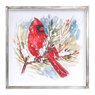 Melrose Cardinal Frame Wall Art 2-piece Set
