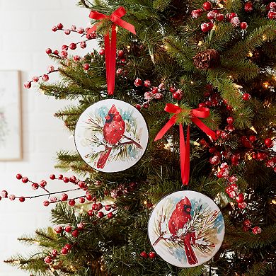 Melrose Cardinal Christmas Ornament 12-piece Set