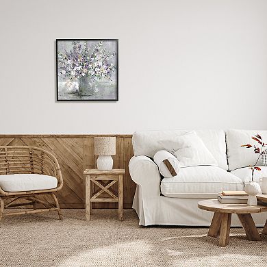 Stupell Home Decor Blossoming Aster Flower Bouquet Painting Wall Art