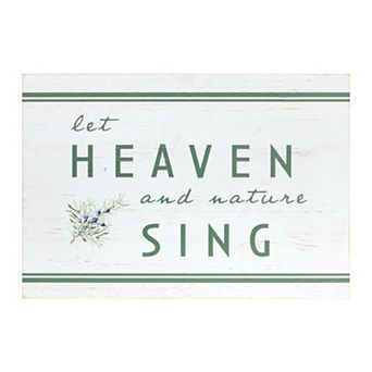 Melrose Heaven Nature Sing Christmas Wall Decor