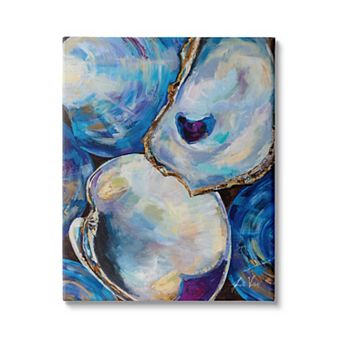 Stupell Home Decor Expressive Coastal Seashells Wall Art
